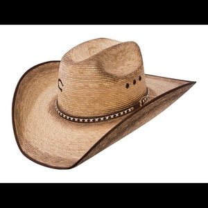 Charlie One Horse Palm Leaf Straw Cowboy